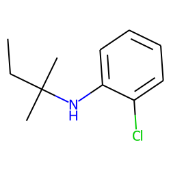 Benzenamine, 2-chloro-n-(1',1'-dimethylpropyl)-