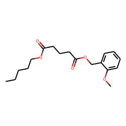 Glutaric acid, 2-methoxybenzyl pentyl ester