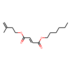 Fumaric acid, hexyl 3-methylbut-3-enyl ester