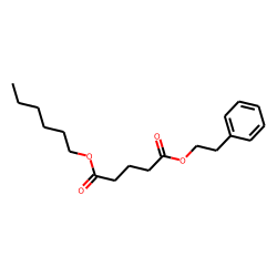 Glutaric acid, hexyl phenethyl ester