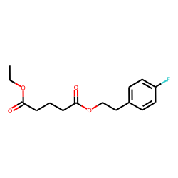 Glutaric acid, ethyl 2-(4-fluorophenyl)ethyl ester