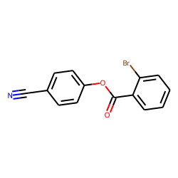 2-Bromobenzoic acid, 4-cyanophenyl ester