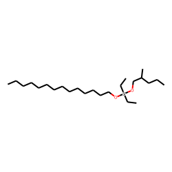 Silane, diethyl(2-methylpentyloxy)tetradecyloxy-