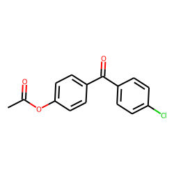 Buclizine M (hydroxy-chlorobenzophenone), isomer 2, acetylated