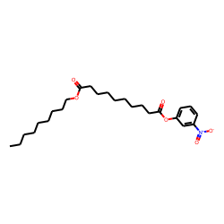 Sebacic acid, 3-nitrophenyl nonyl ester