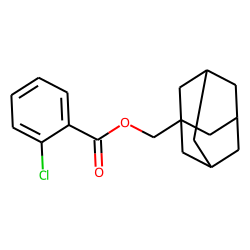 2-Chlorobenzoic acid, 1-adamantylmethyl ester