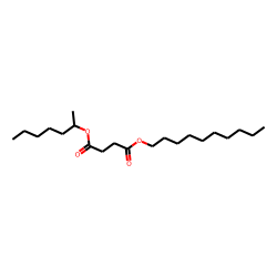 Succinic acid, decyl 2-heptyl ester