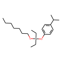 Silane, diethylheptyloxy(4-isopropylphenoxy)-