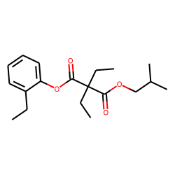 Diethylmalonic acid, 2-ethylphenyl isobutyl ester
