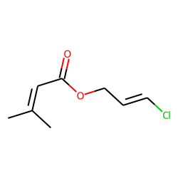 3-Methyl-2-butenoic acid, 3-chloroprop-2-enyl ester