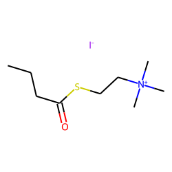 Ammonium compounds, substituted:(2-mercaptoethyl)trimethyl- iodide,butyrate