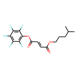 Fumaric acid, isohexyl pentafluorophenyl ester
