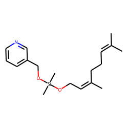Geraniol, picolinyloxydimethylsilyl ether
