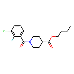 Isonipecotic acid, N-(2-fluoro-3-chlorobenzoyl)-, butyl ester