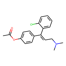 Clofedanol M (OH, -H2O), acetylated