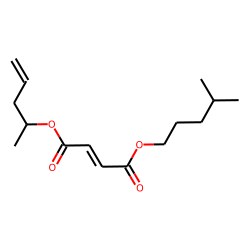 Fumaric acid, isohexyl pent-4-en-2-yl ester