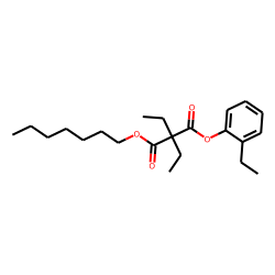 Diethylmalonic acid, 2-ethylphenyl heptyl ester