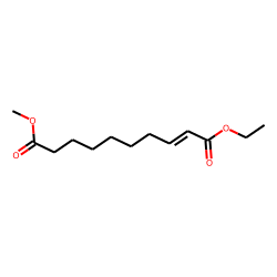 Ethyl methyl 2-decenedioate