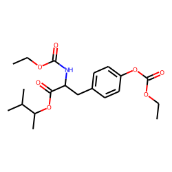 D-Tyrosine, N(O,S)-ethoxycarbonyl, (S)-(+)-3-methyl-2-butyl ester