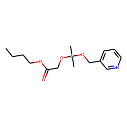 Butyl glycolate, picolinyloxydimethylsilyl ether