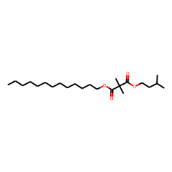 Dimethylmalonic acid, 3-methylbutyl tridecyl ester
