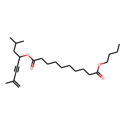 Sebacic acid, butyl 2,7-dimethylocta-7-en-5-yn-4-yl ester
