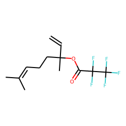 Linalool, pentafluoropropionate