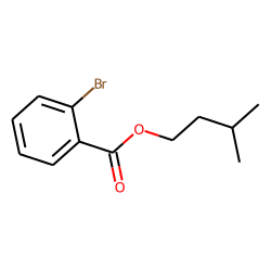 2-Bromobenzoic acid, 3-methylbutyl ester