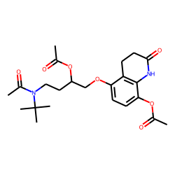 Carteolol hydroxy, acetylated
