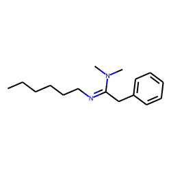 N,N-Dimethyl-2-phenyl-N'-hexyl-acetamidine