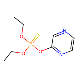 Phosphorothioic acid, O,O-diethyl O-pyrazinyl ester