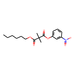 Dimethylmalonic acid, hexyl 3-nitrophenyl ester