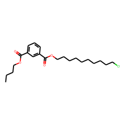 Isophthalic acid, butyl 10-chlorodecyl ester