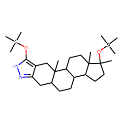 17-epi-3'-Hydroxystanozolol, per-TMS