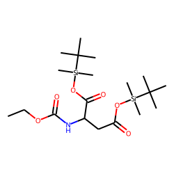 Aspartic acid, ethoxycarbonylated, TBDMS