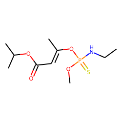 2-Butenoic acid, 3-[[(ethylamino)methoxyphosphinothioyl]oxy]-, 1-methylethyl ester, (E)-