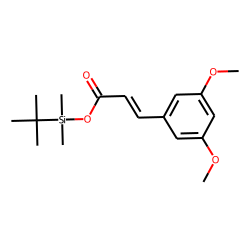 3,5-Dimethoxycinnamic acid, tert-butyldimethylsilyl ester