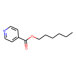 Isonicotinic acid, hexyl ester