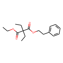 Diethylmalonic acid, ethyl phenethyl ester