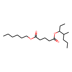 Glutaric acid, hexyl 4-methylhept-3-yl ester