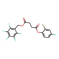 Succinic acid, 2-bromo-4-fluorophenyl pentafluorobenzyl ester