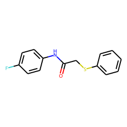 Acetamide, N-(4-fluorophenyl)-2-phenylthio-