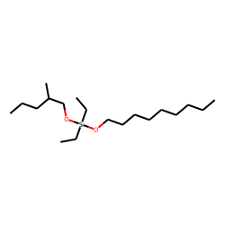 Silane, diethyl(2-methylpentyloxy)nonyloxy-