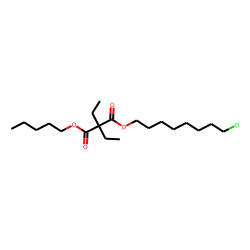 Diethylmalonic acid, 8-chlorooctyl pentyl ester