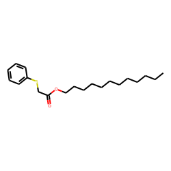 (Phenylthio)acetic acid, dodecyl ester