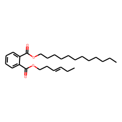 Phthalic acid, dodecyl trans-hex-3-enyl ester