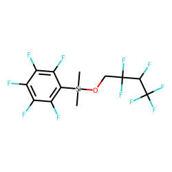 2,2,3,4,4,4-Hexafluorobutanol, dimethylpentafluorophenylsilyl ether