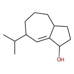 1-hydroxy-(1-methoxy)-7-(methylethyl)[1,2,3,3«alpha»,4,5,6,7]-octahydroazulen
