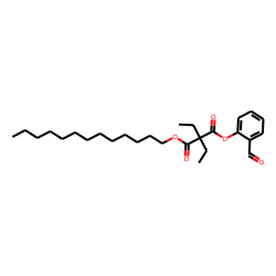 Diethylmalonic acid, 2-formylphenyl tridecyl ester