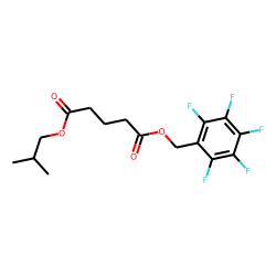 Glutaric acid, isobutyl pentafluorobenzyl ester